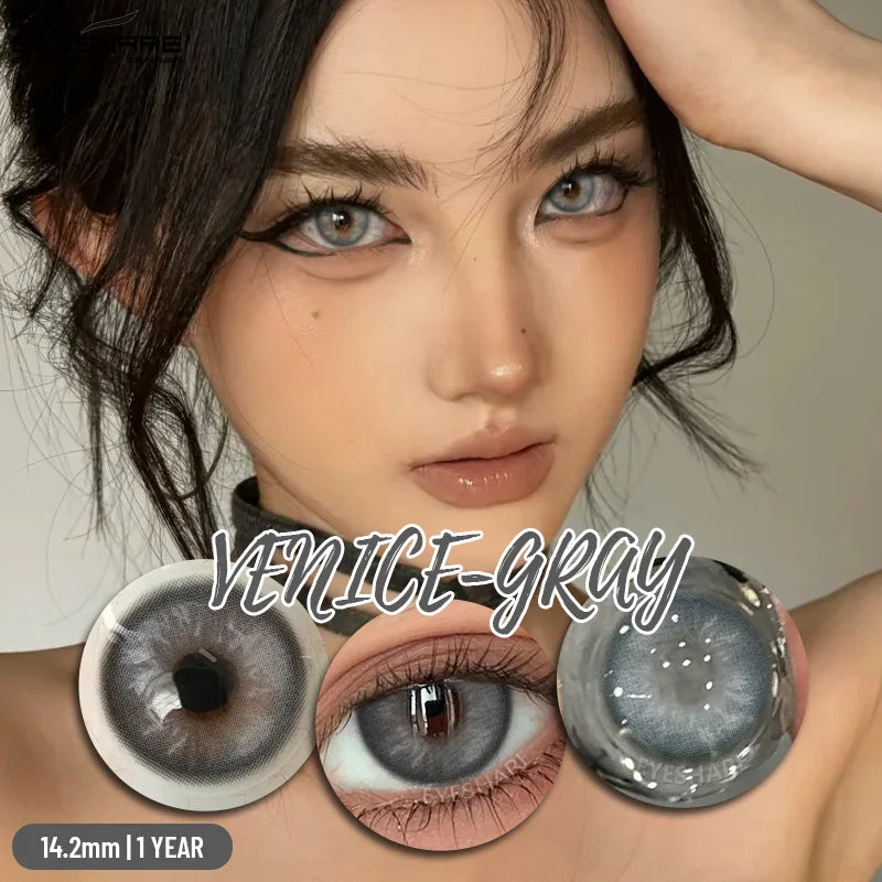 1 Pair Color Contact Lenses for Eyes Blue Eye Contacts Brown Natural Contact Lenses Gray Pupils Green Contacts Yearly