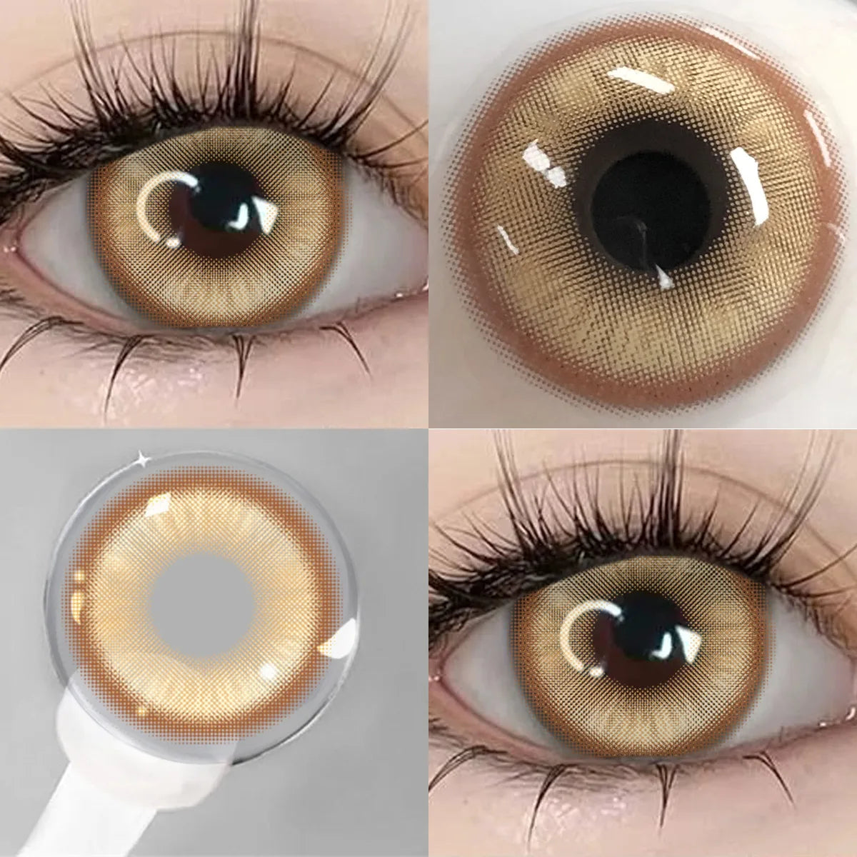 Eyes Color Contacts Contact Lenses Lens Small Pupil Prescription Cosmetics Myopia Beauty Cosplay Anime 2Pcs Half Year