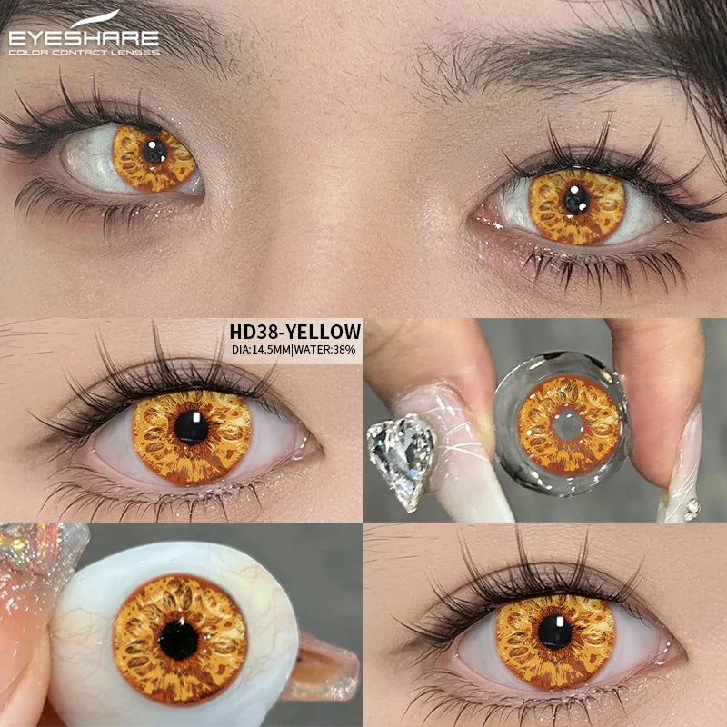 1Pair Cosplay White Color Contact Lenses Halloween Scary Contact Lenses Crazy Red Eye Makeup Lenses Black Beauty Pupils