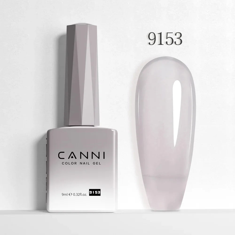 Nail Gel Polish HEMA FREE Translucent Jelly Gel Varnish Semi Transparent Super Glossy Ultra Consistency Round Shape Brush