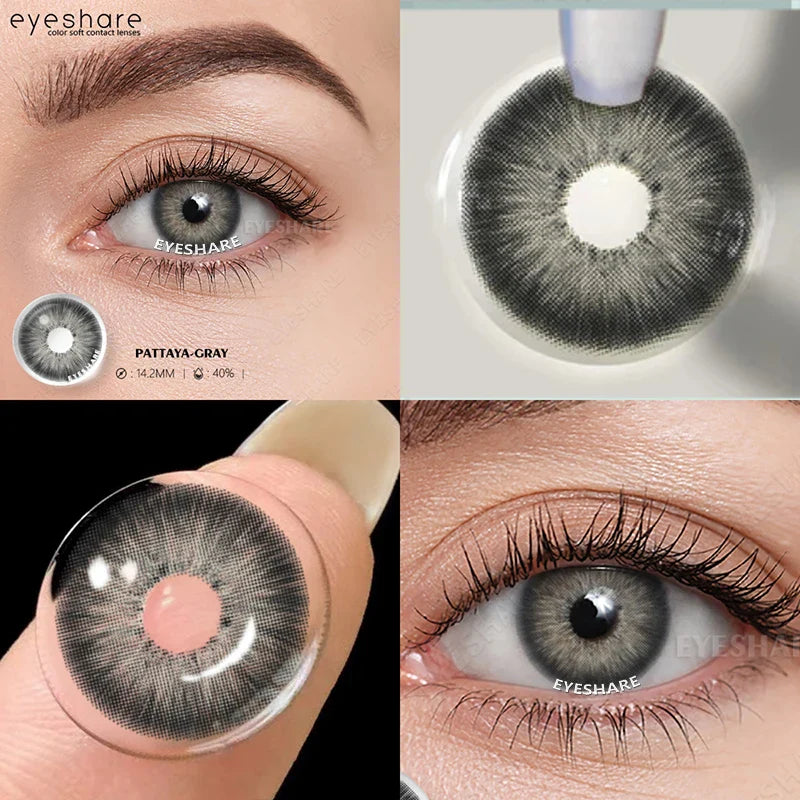 Natural Color Lens Eyes 1Pair Color Contact Lenses For Eyes Beauty Contact Lenses Eye Cosmetic Color Lens Eyes