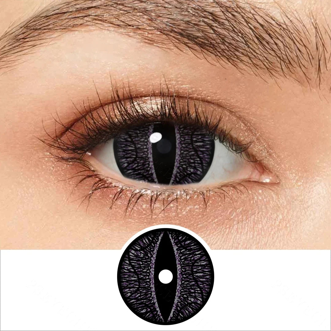 17MM Color Halloween Contact Lenses For Eye Green Cat‘s Eye Red Blue Lenses Cosplay Contact Lenses Eyes Beauty Makeup