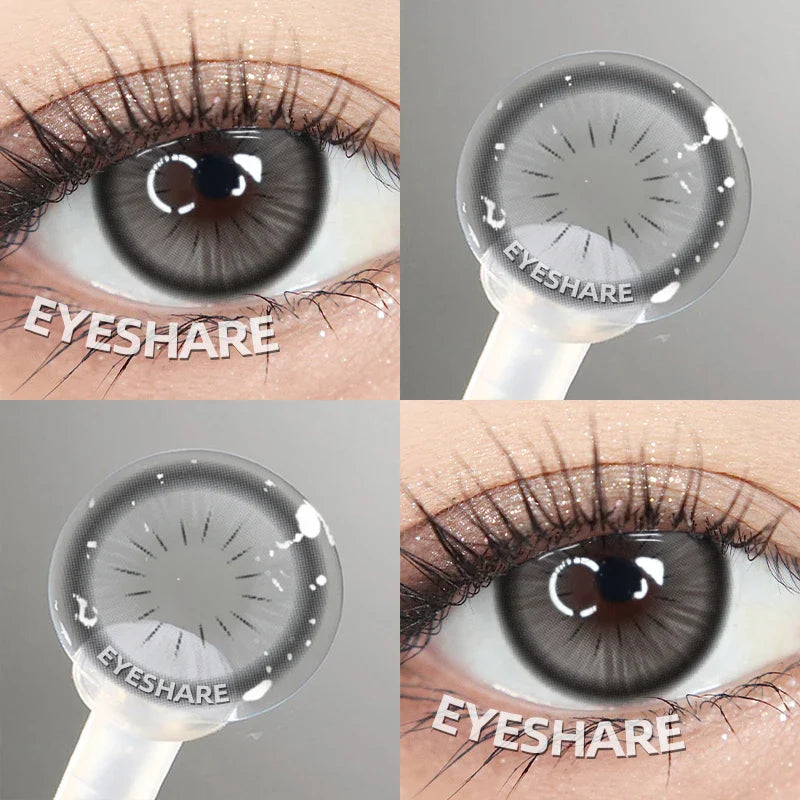 1 Pair Brown color Contact Lenses for Eyes Blue Lenses Gray contact Lenses eye makeup Eye Cosmetics