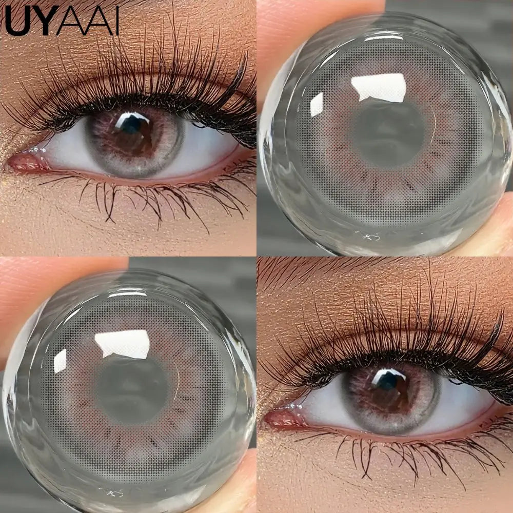 Contact Lenses Beauty Colored Pupils Green Eye Lenses Natural Look Eye Contacts Gray Fashion Soft Lenses Beauty Color Lens