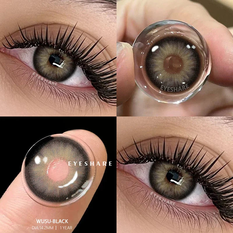 NEW Colored Contact Lenses for Eyes Natural Eye Lenses Green Contact Gray Lenses Blue Lenses Fashion Lenses 1 Pair