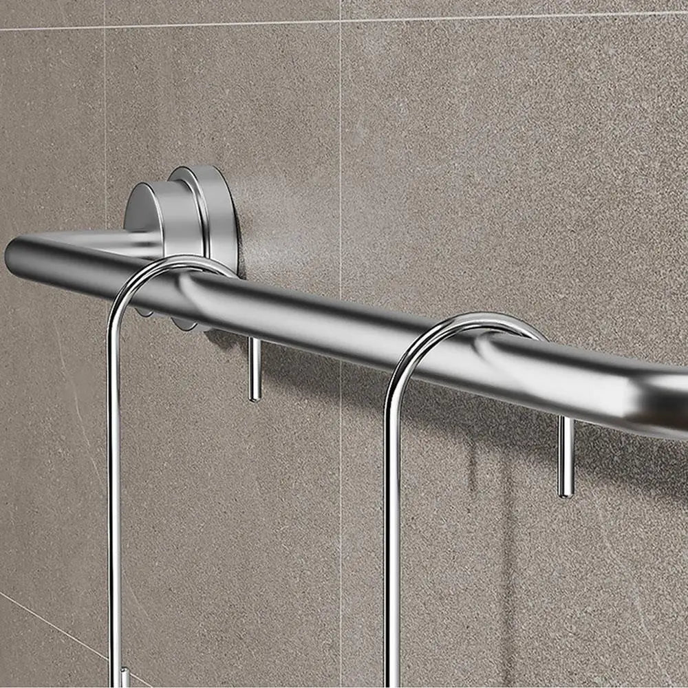 Hanging Organizer Bathroom Shelf Shower Basket With Hooks Storage Shelf No Drilling Shower Rack For Shower Faucet Or Cross Bar