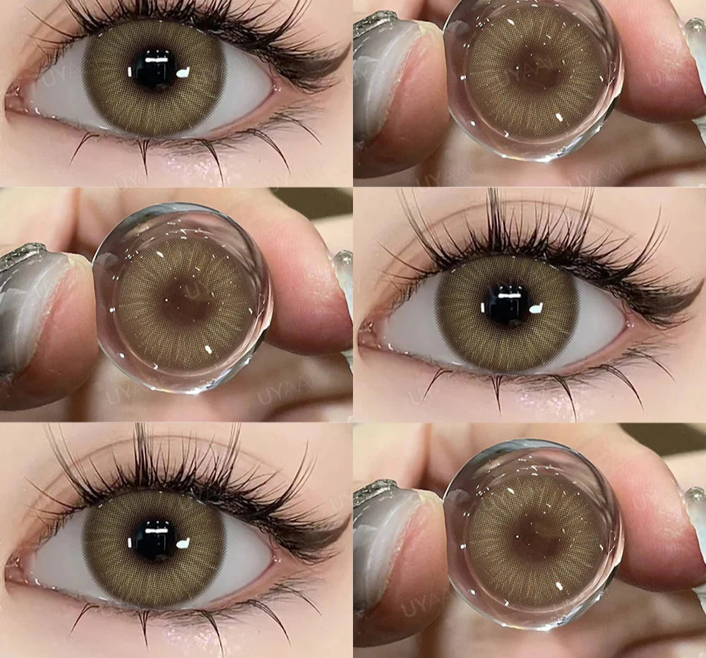 NEW Colored Contact Lenses  Natural Look Lens Women Beauty Color Pupils Green Contact Lens Blue Contact Lenses Brown Lens