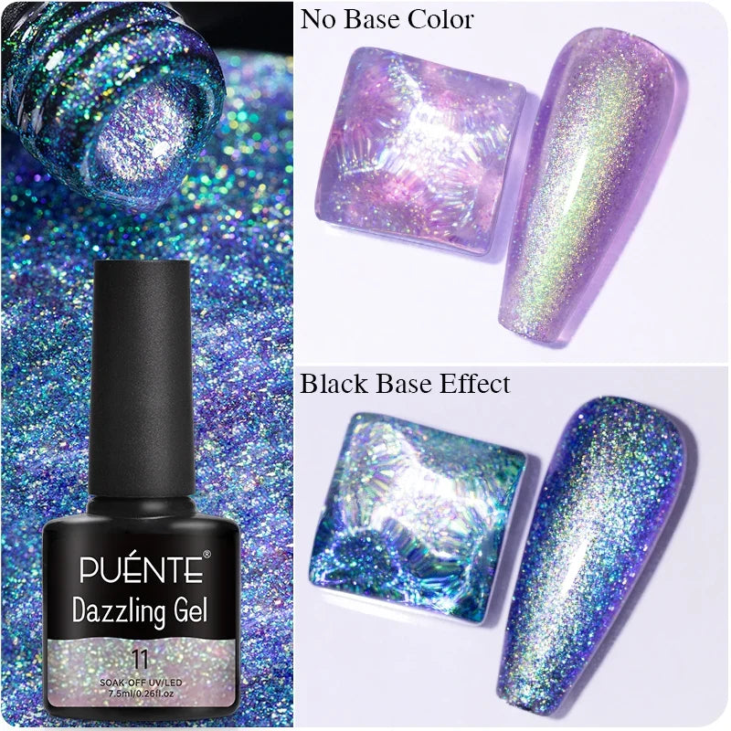 7.5ML Amber Moonlight Cat Magnetic Gel Nail Polish WaterLight Cat Eye Gel Soak Off Semi-Permanent Nail Art Varnish For Manicure