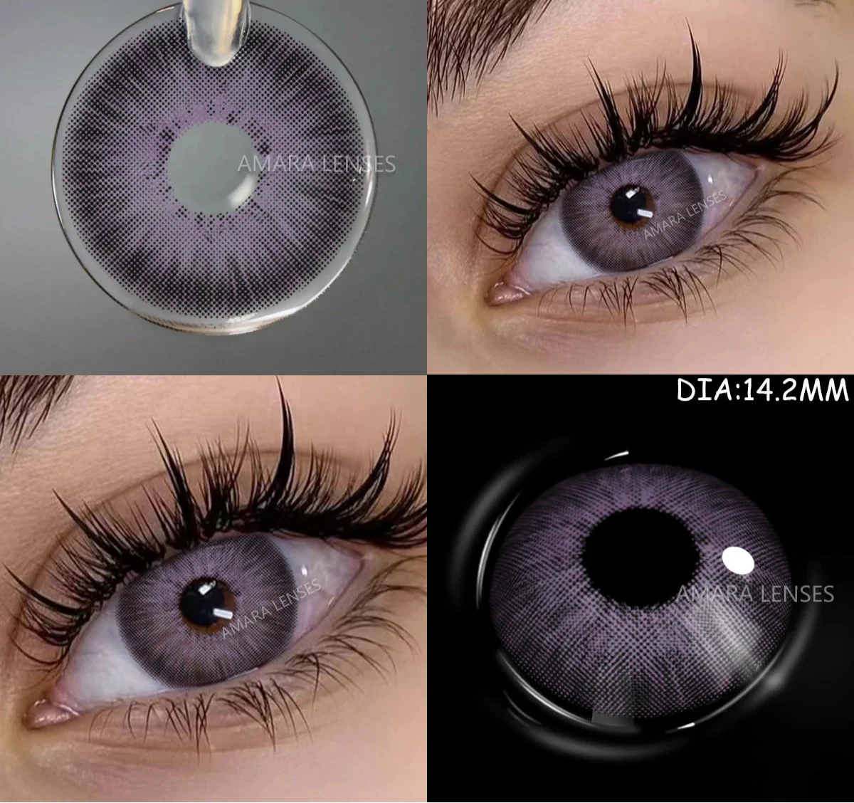 Color Contact Lenses For Eyes 1pair Yearly Natural Eye Color Lens Cosmetic Soft Eye Lenses Beauty Pupils with Lens Case