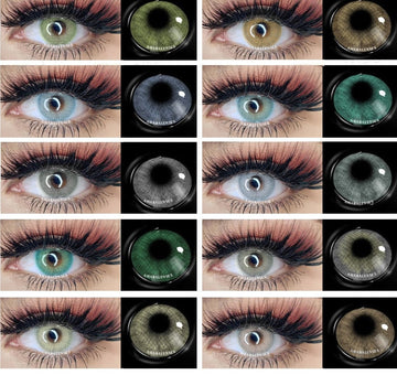 1 Pair Color Contact Lenses for Eyes Natural Brown Lenses Beauty Fashion Monet Lense Blue Lenses Green Eye Contact
