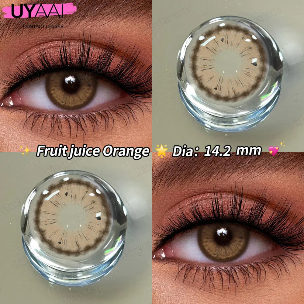 1 Pair Cleopatra Pupils Lens Yearly  For Eyes Blue Green Contact LensNatural Len Colorcon High Quality Lense