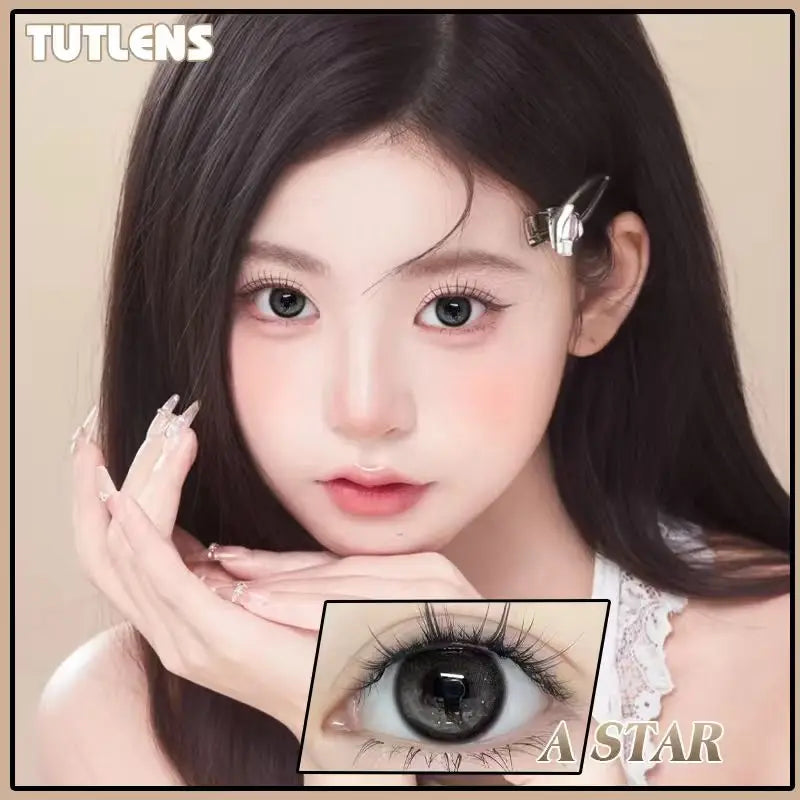 Mixed Tricolor Half-Year Cosmetic Contacts 2PCS