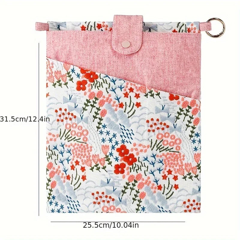 A5 Kawaii Storage Bag Multifunctional Chic Book Tote Portable Storage Pouch for Books Stationery Organizer Stationery Supplies