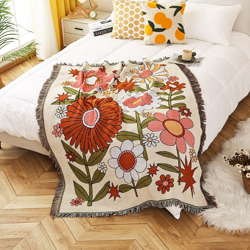 Women Leopard Throw Blanket Multifunction Beach Sofa Covers Tassel Dust Cover Air Conditioning Blankets For Bed