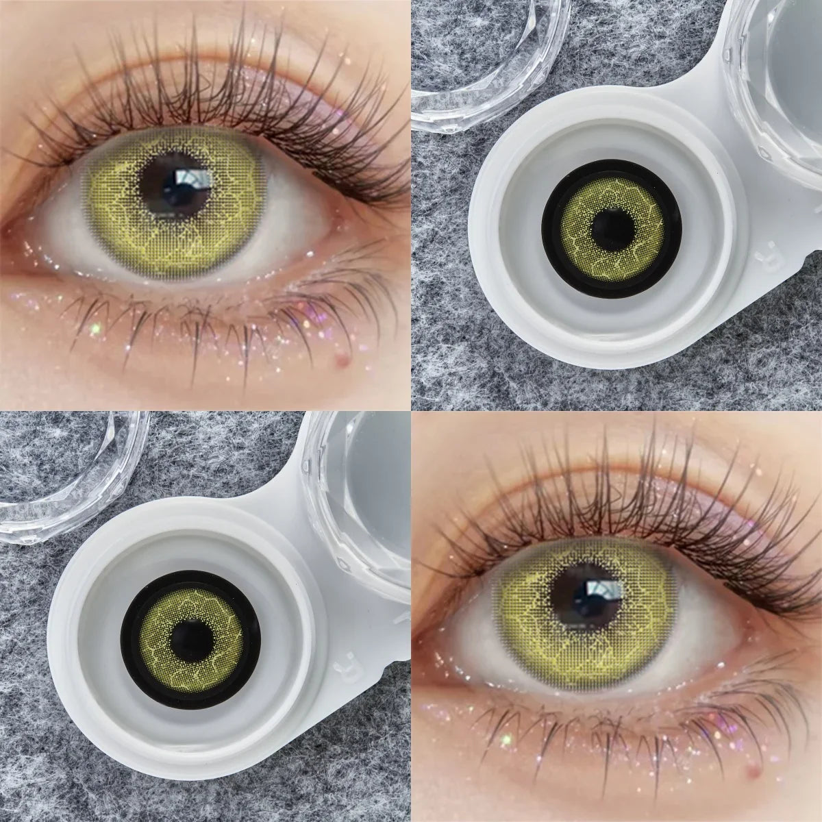 Anime Colored Contact Lenses Miku Cosplay Coloured Contact Lens Yearly Beauty Small Pupils Lens Pink Eye Lenses
