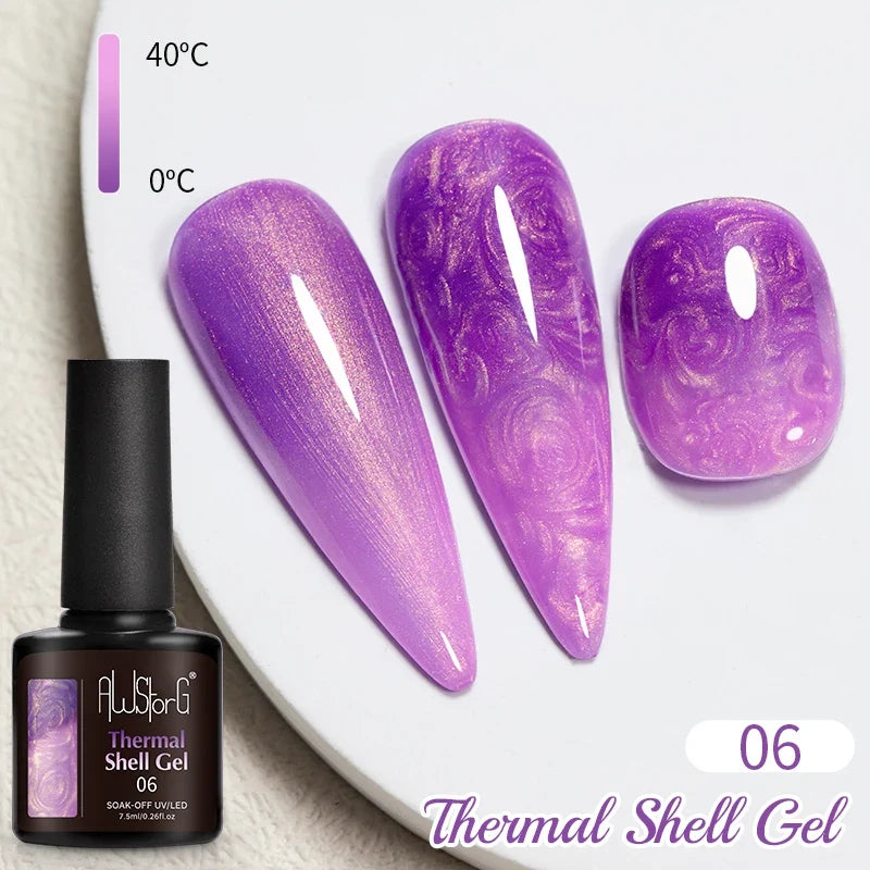 7.5ml Golden Gradient Cat Eye Nail Polish Gel Phototherapeutic Gel Soak Off Nail Magnetic Gel Polish Nail Art DlY