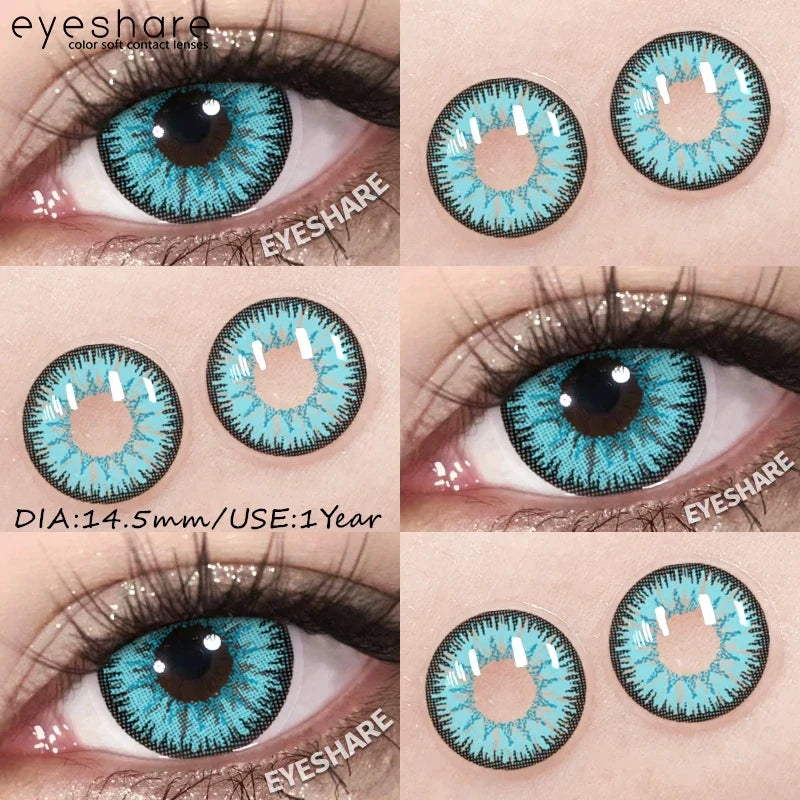 Halloween Color Contact Lenses Cosplay Red Eye Makeup Lenses Blue Pink Anime Eyes Contacts for Party Green Beauty Lens
