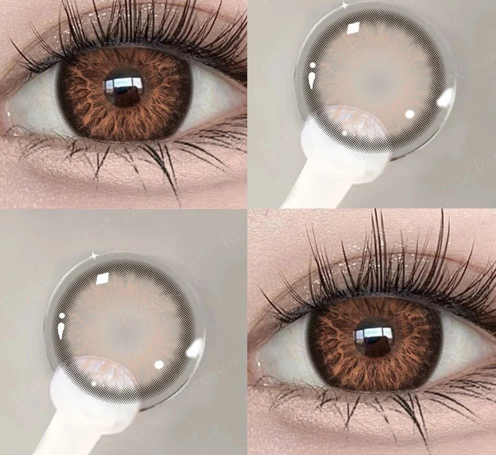 1 Pair Colored Contact Lenses for Eyes Blue Eye Lenses Green Contact Lenses Gray Lense High Quality Eye Lense