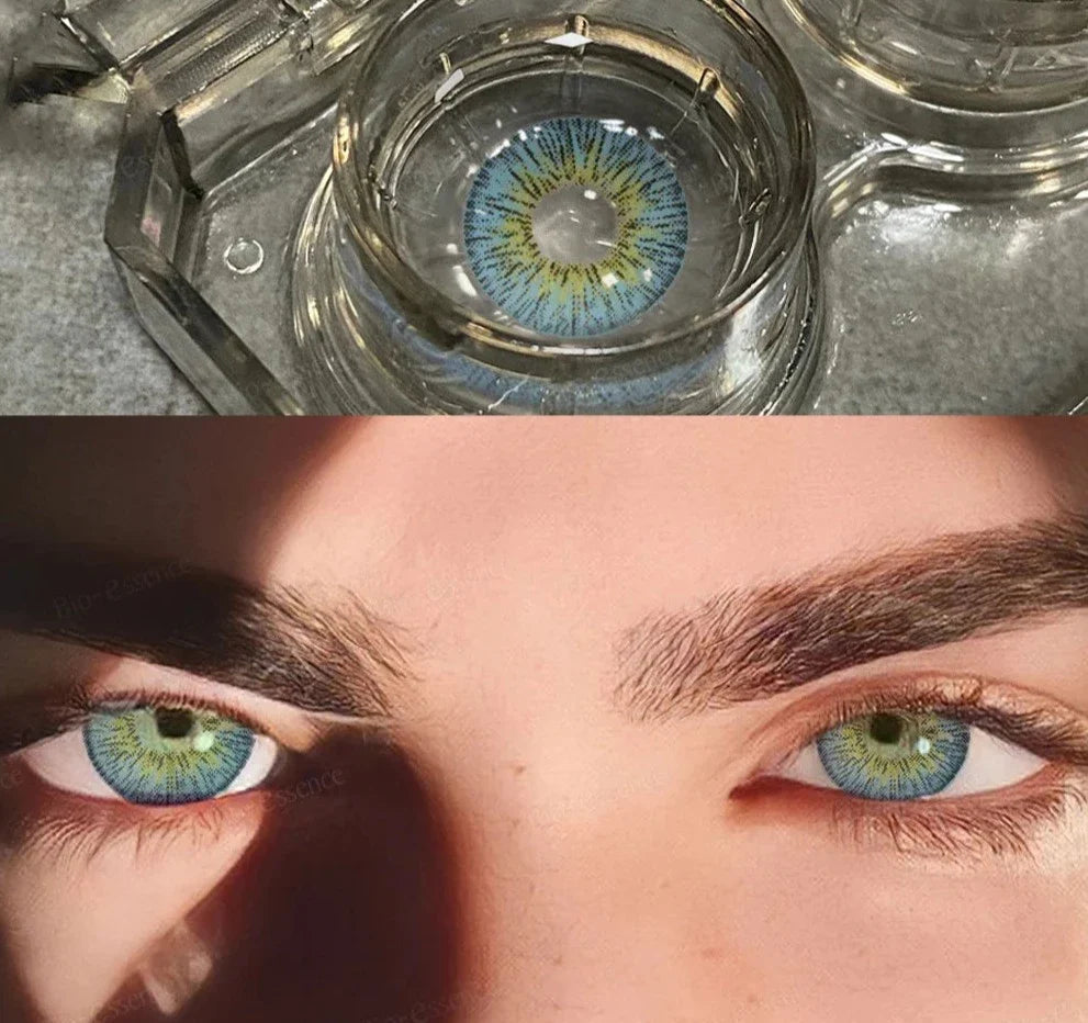 1 Pair Colored Contact Lenses for Eyes Lenses Wolf Grey Contact Lenses High Quality Natural Contact Lenses