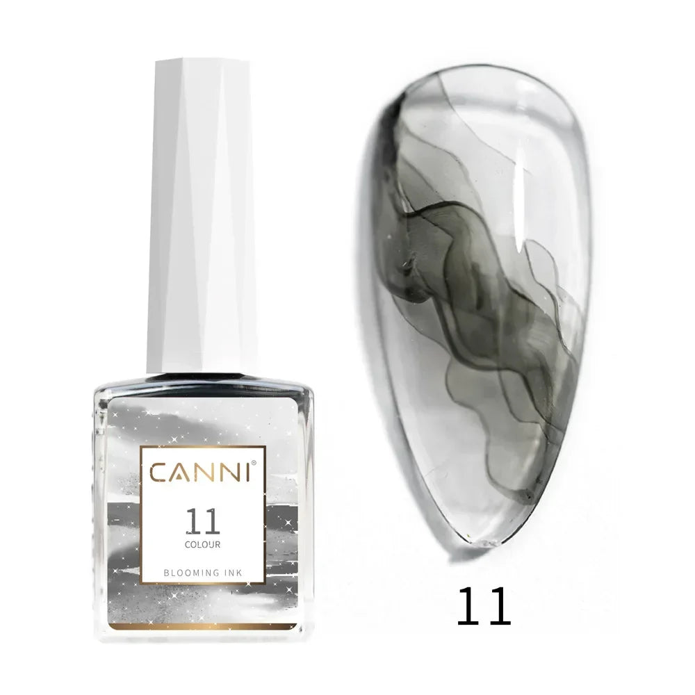 9ml Blooming Nail Polish Air Dry Watercolor Marble Gel Nail Liquid Venalisa Smoke Bubble Varnish Gradient Painting Ink