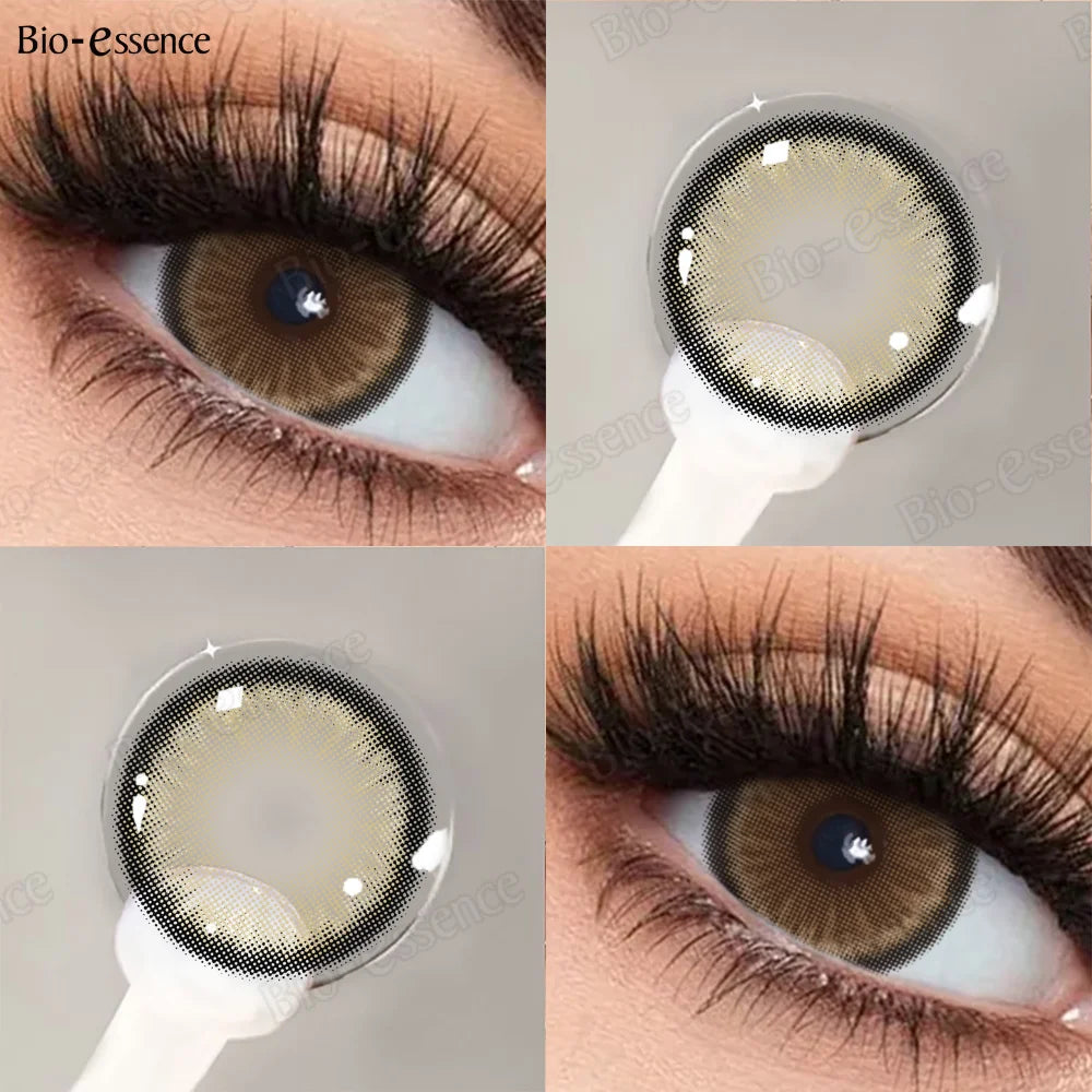 1 Pair Color Contact Lenses Fashion Beauty Lenses for New User Makeup Green Contact High Quality Natural Lenses Year