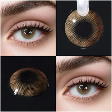 Eye Eyes Color Contacts Colored Contact Lenses Lens Small Pupil Prescription Wholesale Myopia Natural 14.2mm 2Pcs 1 Year