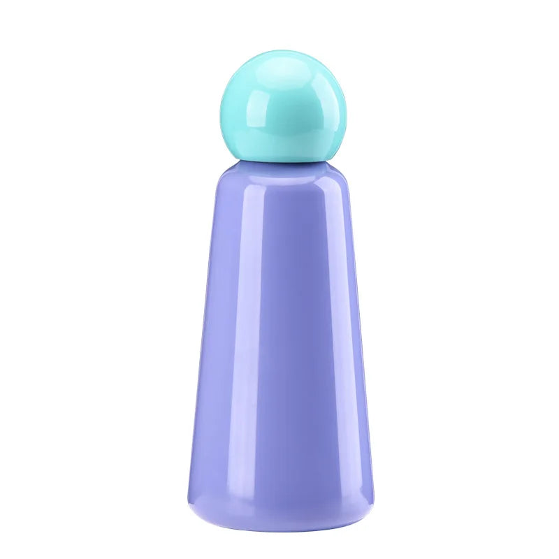500ML INS Thermos Cup For Childrens Double Stainless Steel Vacuum Flasks Outer Camping Sports Drinkware Student's WATER BOTTLE