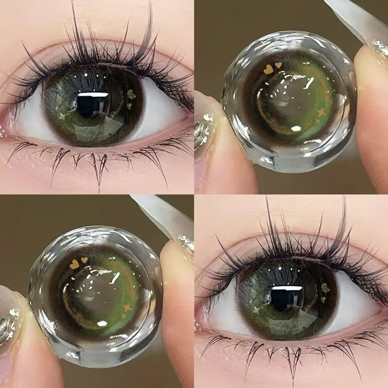 2pcs Color Contact Lenses Pupil 6months Cute Eye Circle Lens