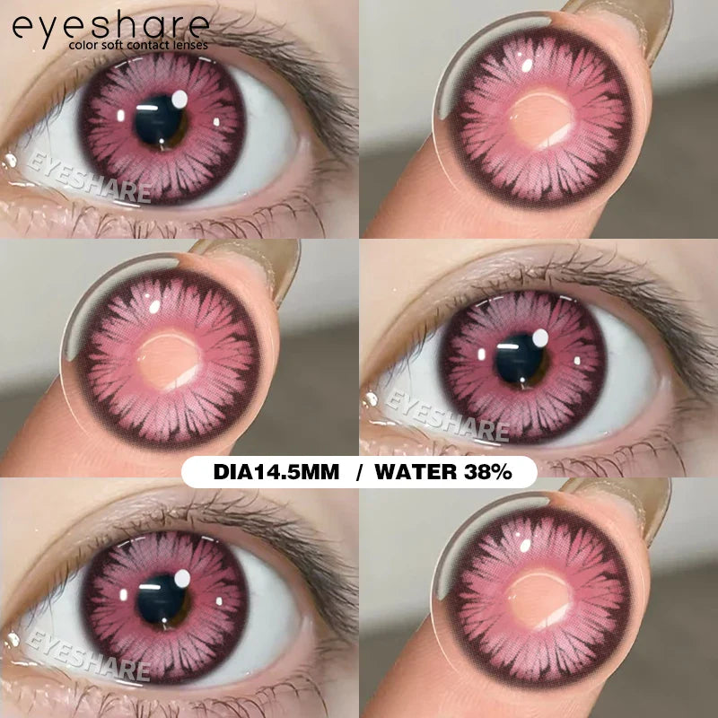 Contact Lenses 14.5mm 1Pair for Anime accessories for eyes Cosplay Color contact Lenses Halloween Eye Contacts yearly use