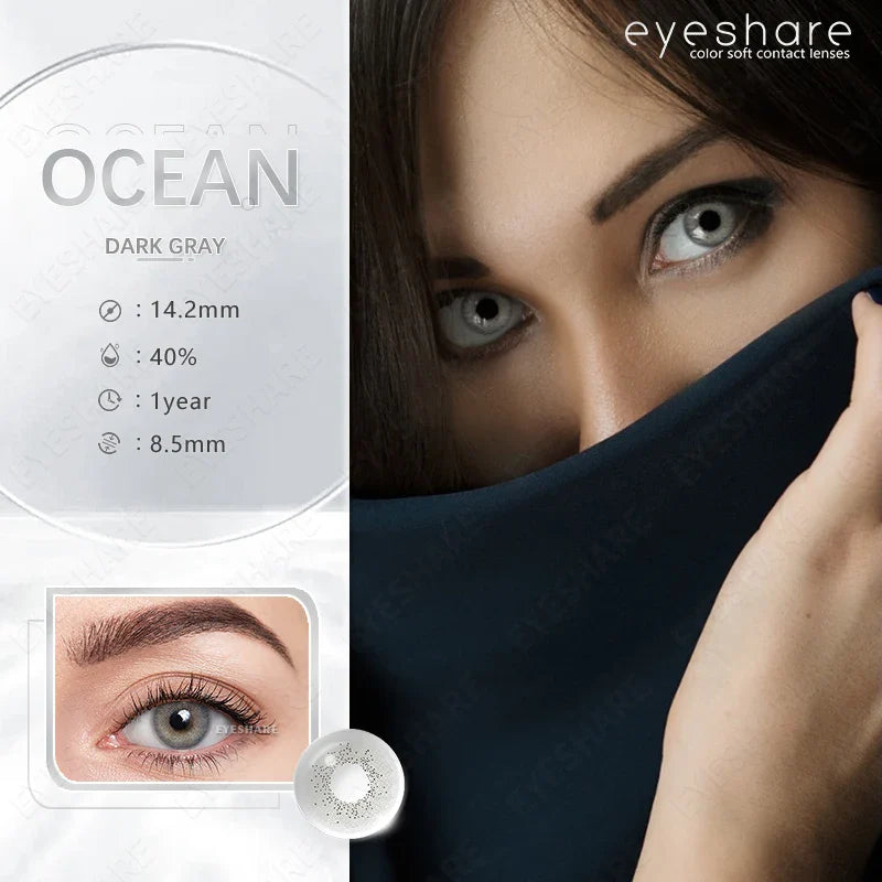 Natural Color Lens Eyes 1Pair Color Contact Lenses For Eyes Beauty Contact Lenses Eye Cosmetic Color Lens Eyes