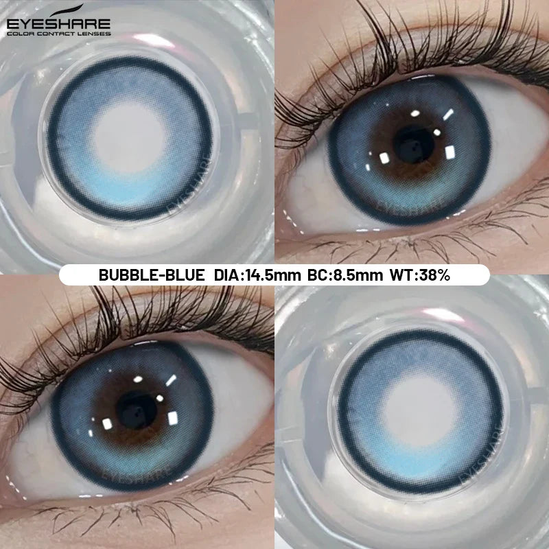 Big Eyes Color Contact Lenses Fashion Blue Colored Contact Lense Brown Softlenses Green Beauty Pupils Yearly Use