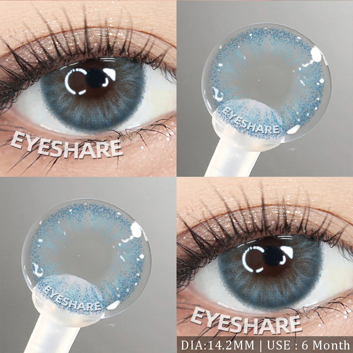1 Pair Brown color Contact Lenses for Eyes Blue Lenses Gray contact Lenses eye makeup Eye Cosmetics