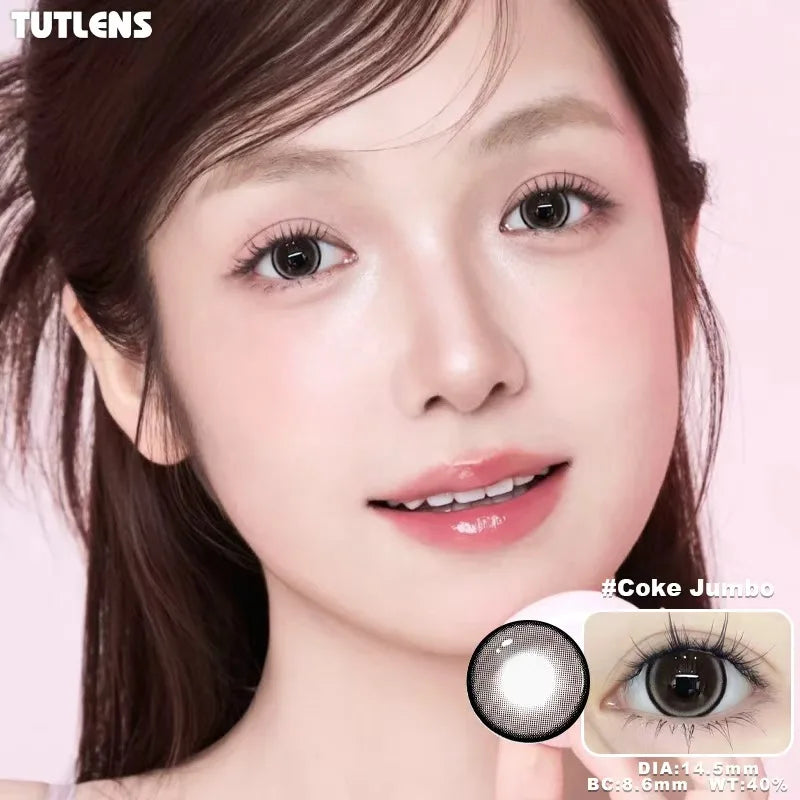 2 PCS Mixed Color Cosmetic Half-Year Soft Contact Lenses