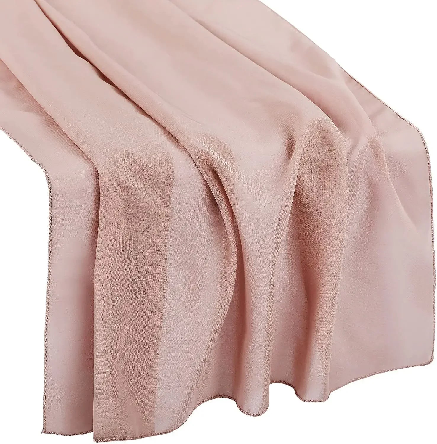 Beautiful Soft Chiffon Table Runner Tablecloth Wedding Bridal Party Home Decor Chair Sash Party Decoration Banquet Supplies 1pc