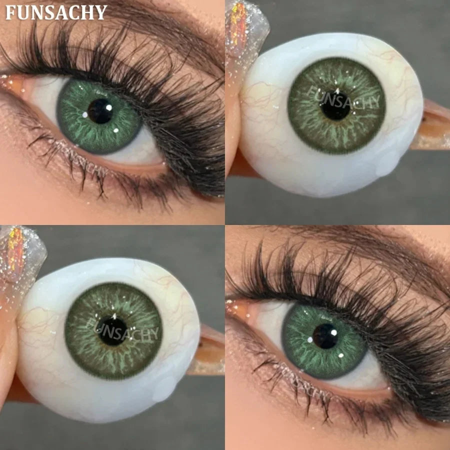 Fashion Color Contact Lenses for Eyes 1 Pair Korean Soft Natural Lenses Gray Pupils Eye Makeup Contacts Blue Brown Lens