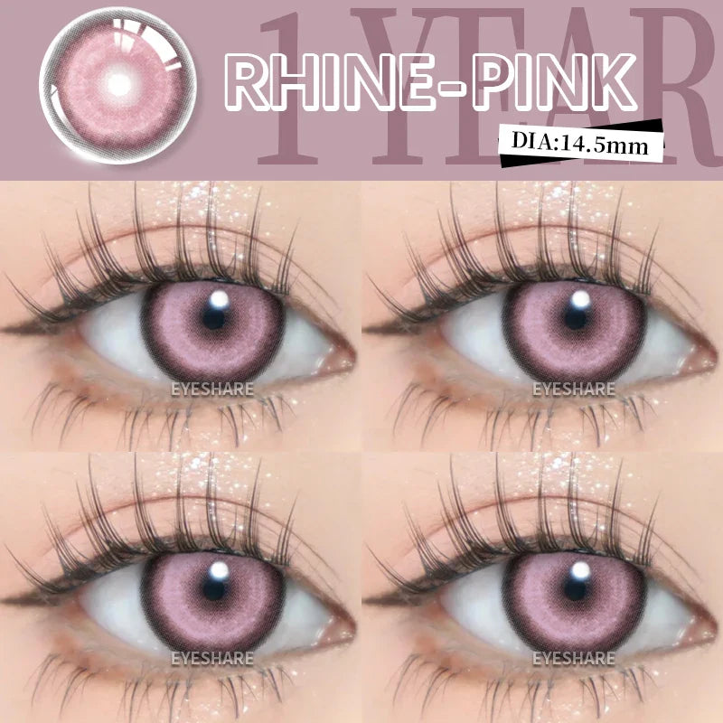 Helloween Hot Selling 2pcs Colored Contact Lenses Green Eye Lens Yearly Cosplay Blue Makeup cosplay Anime Accessories