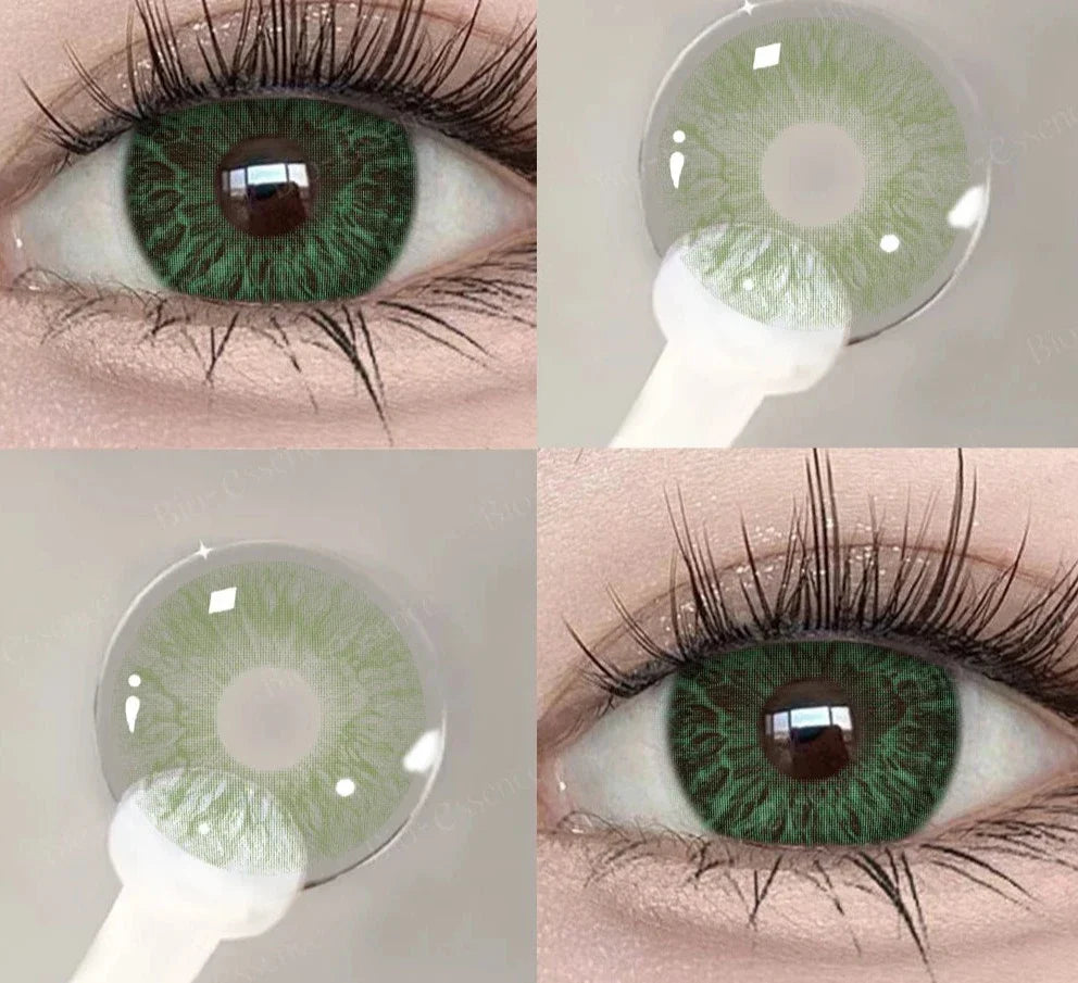 1 Pair Colored Contact Lenses for Eyes Blue Eye Lenses Green Contact Lenses Gray Lense High Quality Eye Lense