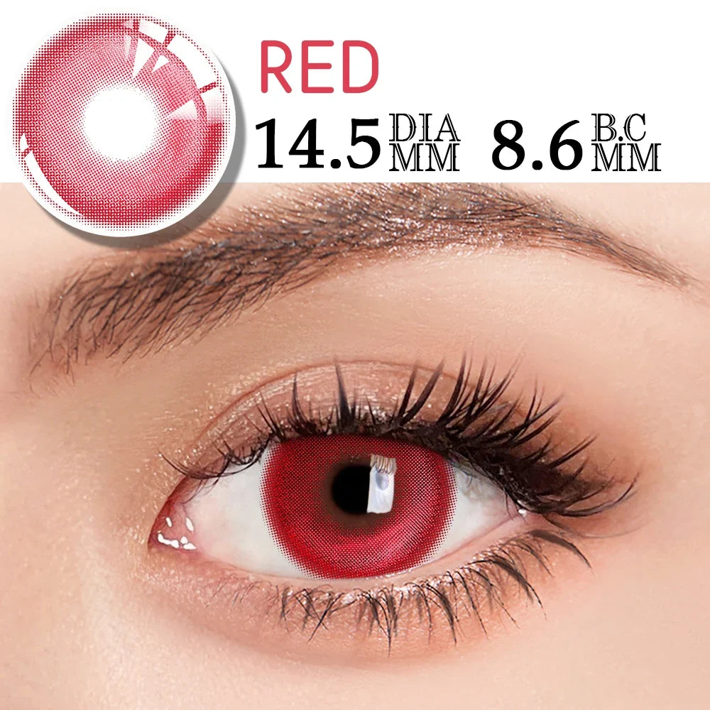 1 Pair Sharingan Contact Lenses for Eyes Cosplay Lenses Anime Lense Uchiha Sasuke Kakashi Lenses Anime Accessories