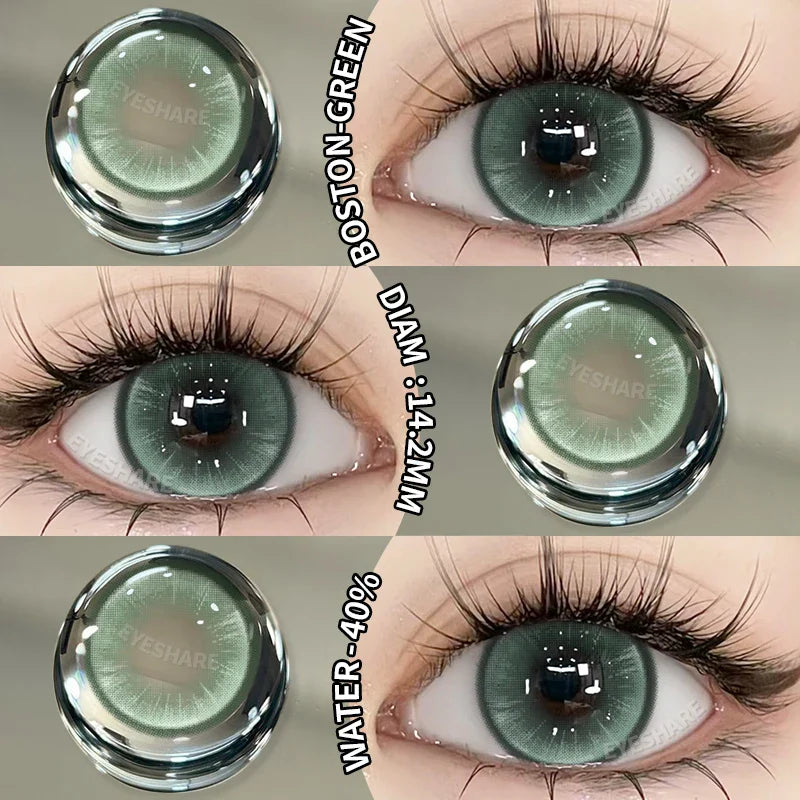 1 Pair Color Contact Lenses for Eyes Cosmetics Blue Contact Lenses Brown High Quality Natural Contact Lenses Gray Lenses