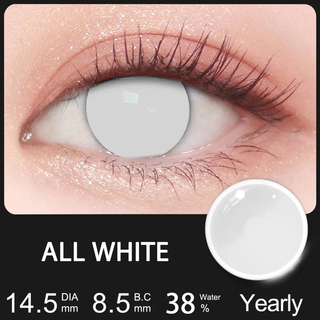 1 Pair Cosplay Makeup Contact Lenses for Eyes Halloween Essential Accessories Anime Cosplay Lens Yearly