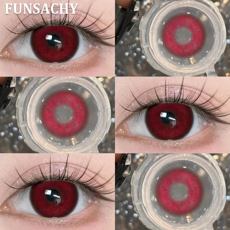 1 Pair Yearly New Korean Natural Lenses Color Contact Lenses for Eyes Color Black Brown Beautiful Pupil Fast Shipping