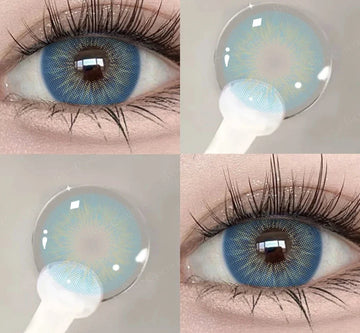 1 Pair Colored Contact Lenses for Eyes Blue Eye Lenses Green Contact Lenses Gray Lense High Quality Eye Lense
