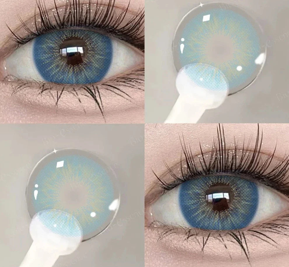 1 Pair Colored Contact Lenses for Eyes Blue Eye Lenses Green Contact Lenses Gray Lense High Quality Eye Lense