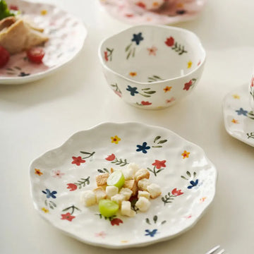 Handmade Irregular Ceramic Dessert Plate
