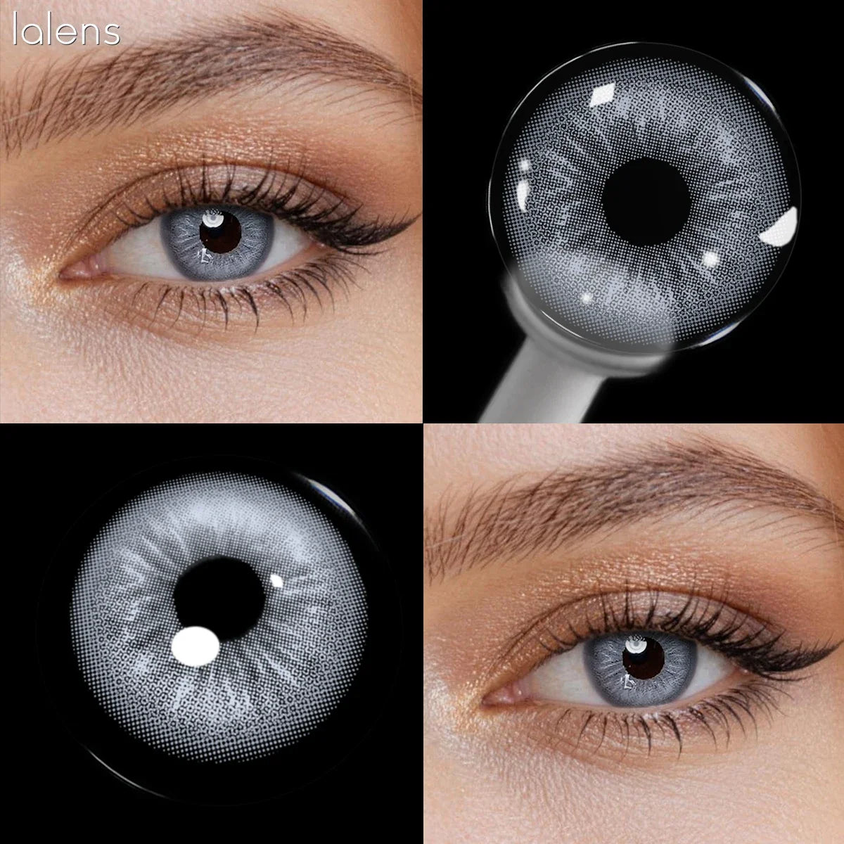 14.2mm Half-Year Disposable Brown Colored Contact Lenses Viral Makeup Beauty Lens for Daily Party Dating Cosmetic