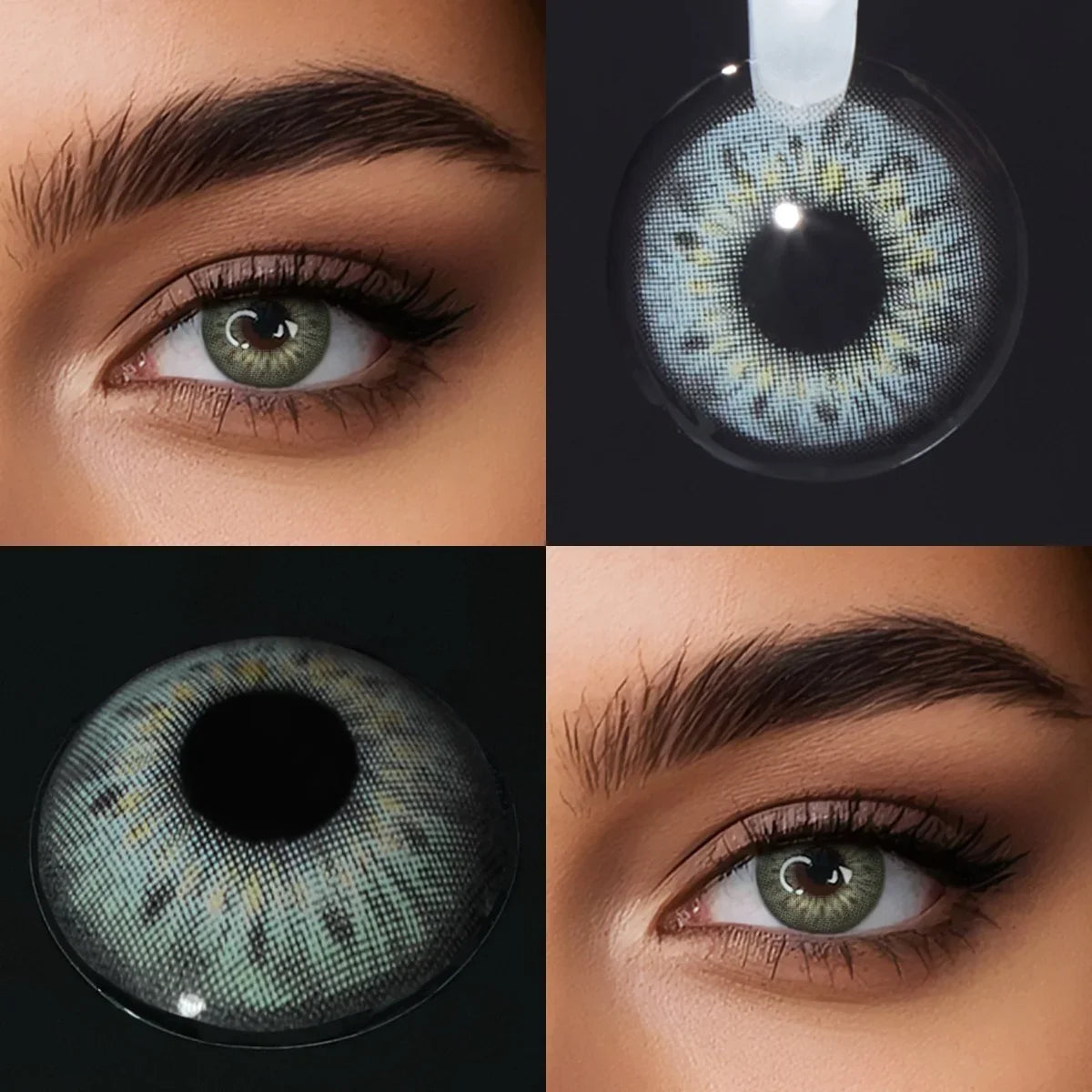 14.2mm 6 Months Disposable Colored Contact Lenses for Daily Dating Soft Lens Eye Beauty Makeup Contacts