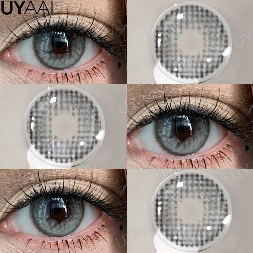 Colored Contact Makeup Natural Brown Eye Lenses Lovesick Series Cosmetics Gray Lenses Woman Makeup Green Beauty Contacts