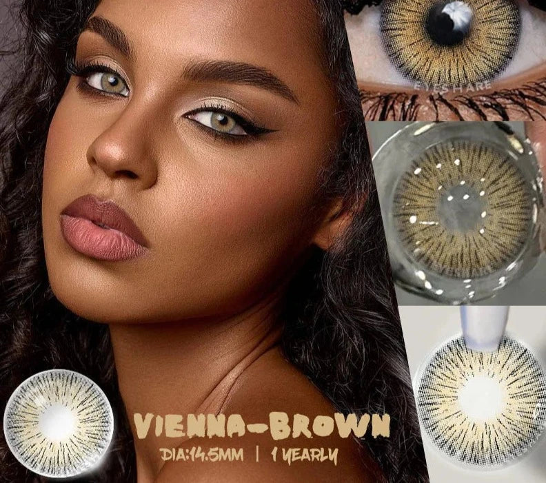 1pair Colored Contact Lenses for Eyes Natural Look Gray Eye Lenses Brown Contact Blue Lenses Fast Delivery Green Lenses