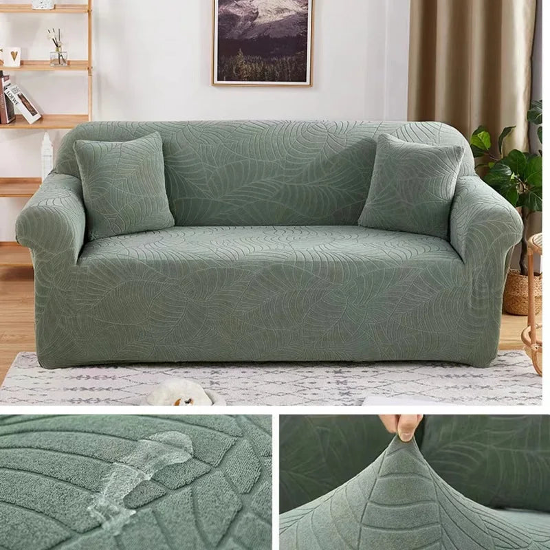 Water-resistant Elastic Sofa Cover for Living Room Stretch 1/2/3/4 Seater L-Shaped Corner Couch Cover Armchair Protector