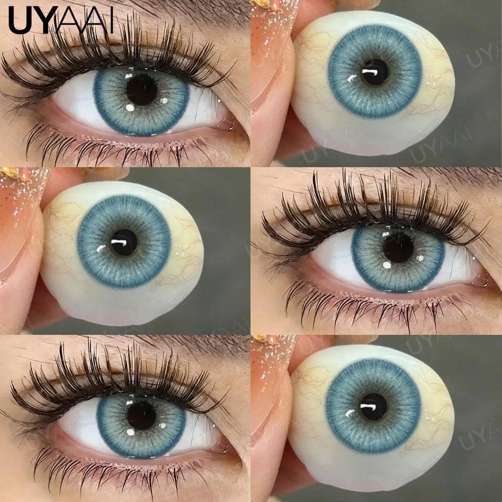 NEW Color Contact Lenses iD Series Beauty Blue Pupils Natural Brown Contacts Soft Colorful Lens Makeup Eyes Green Lenses